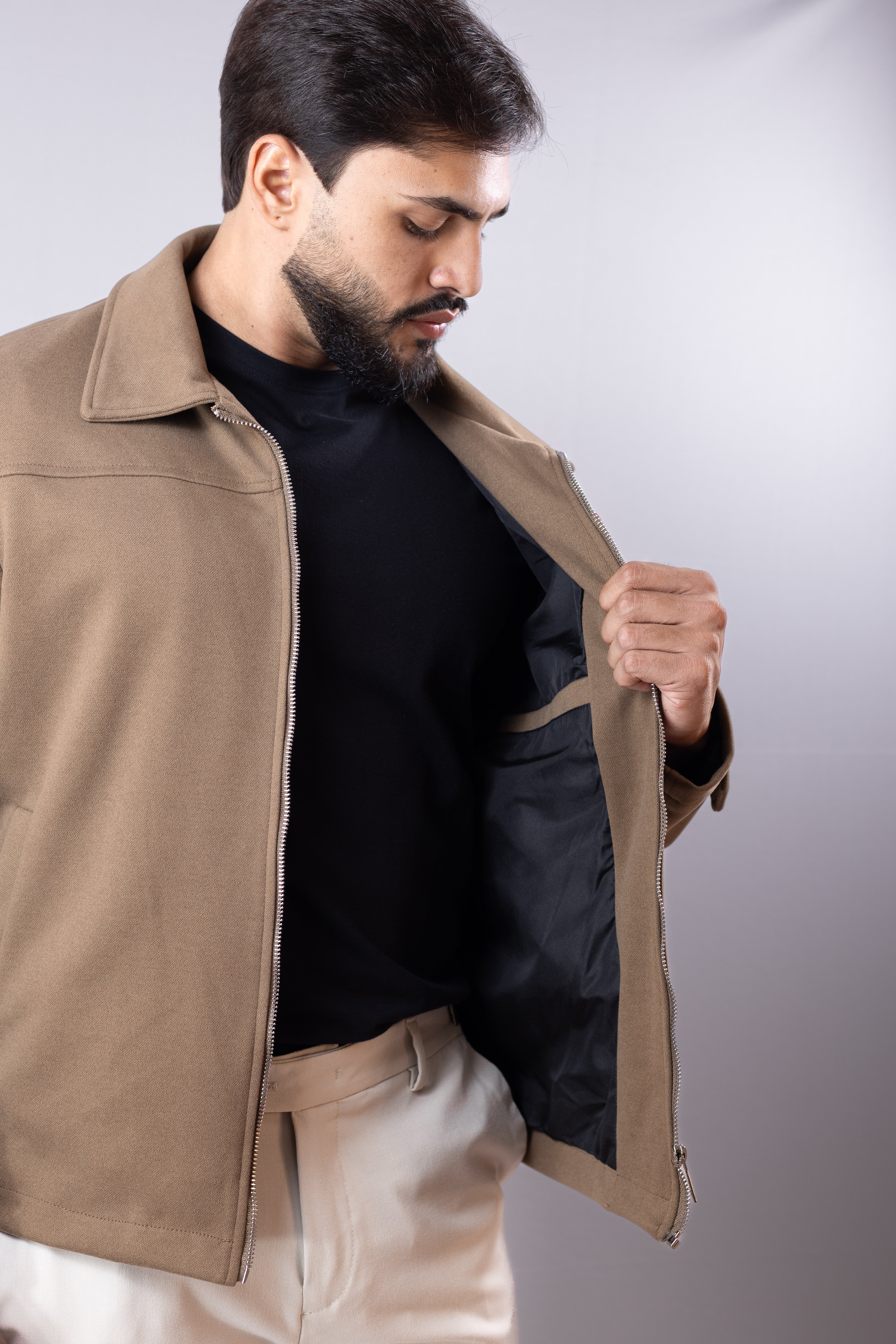 Jaqueta masculina Caramelo Concept
