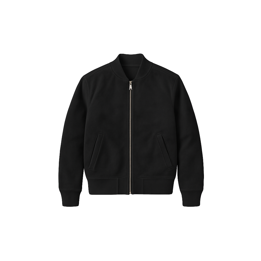 Jaqueta bomber SUEDE cor Preta