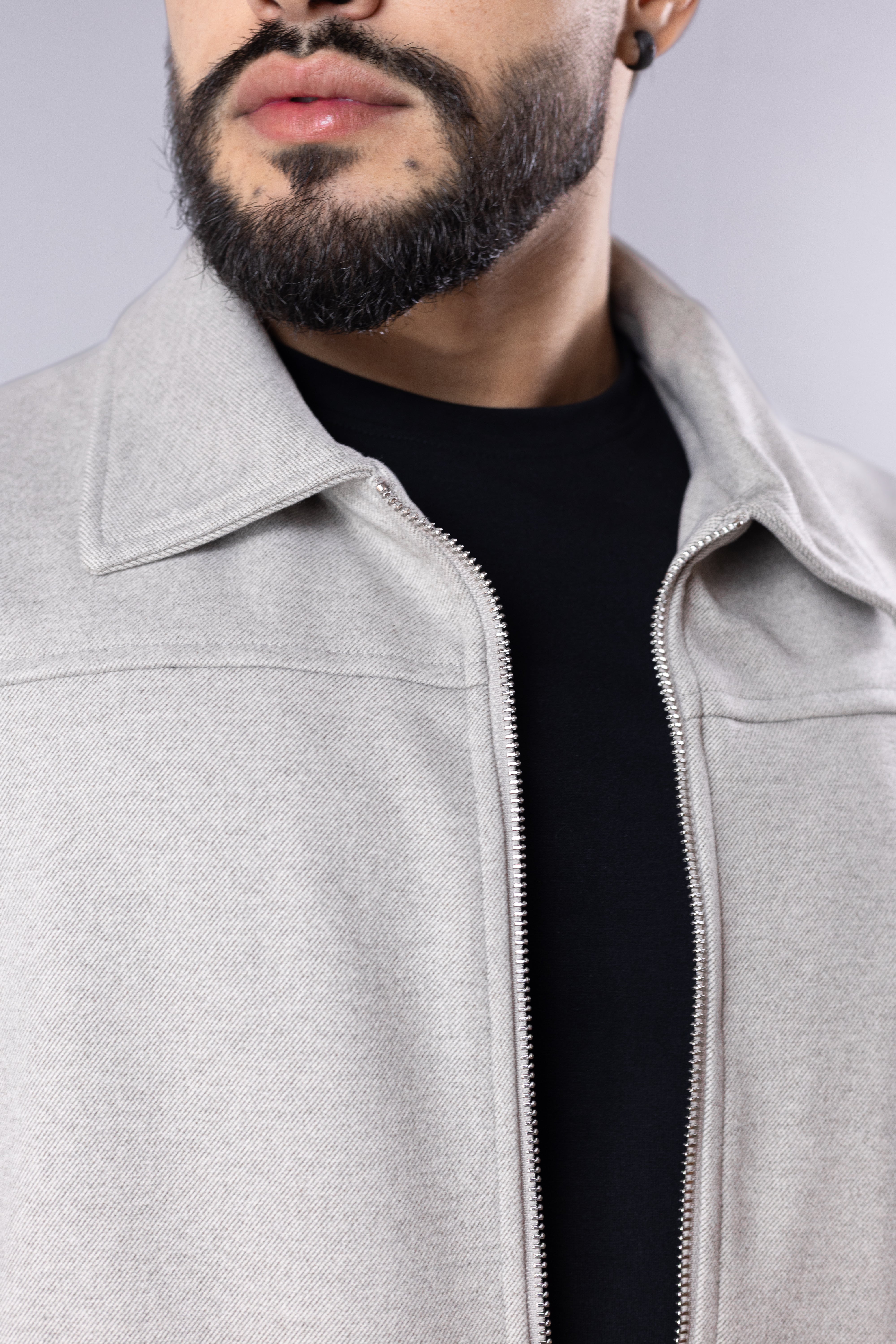 Jaqueta masculina Cinza Concept