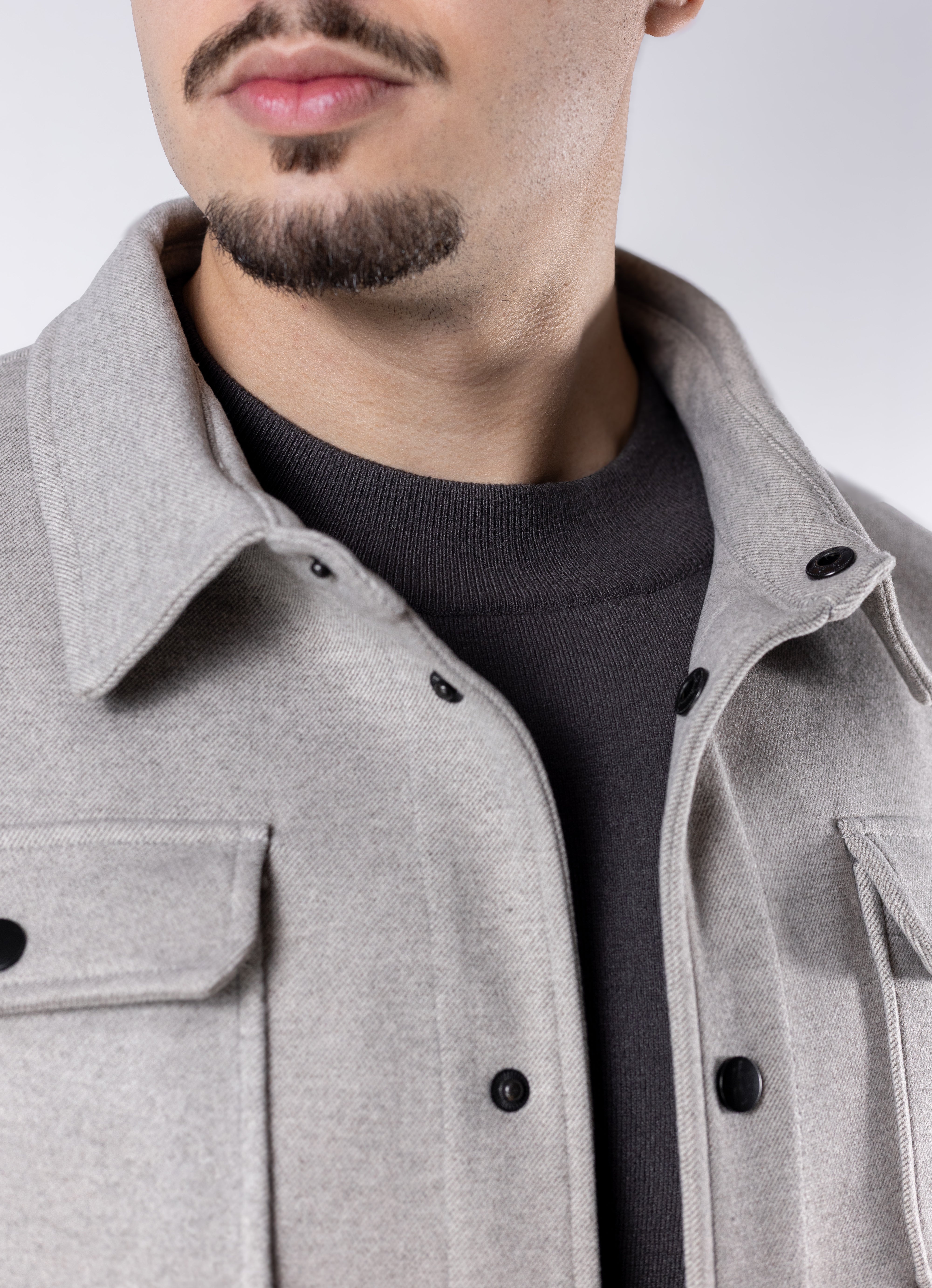 Jaqueta masculina Cinza Shaket
