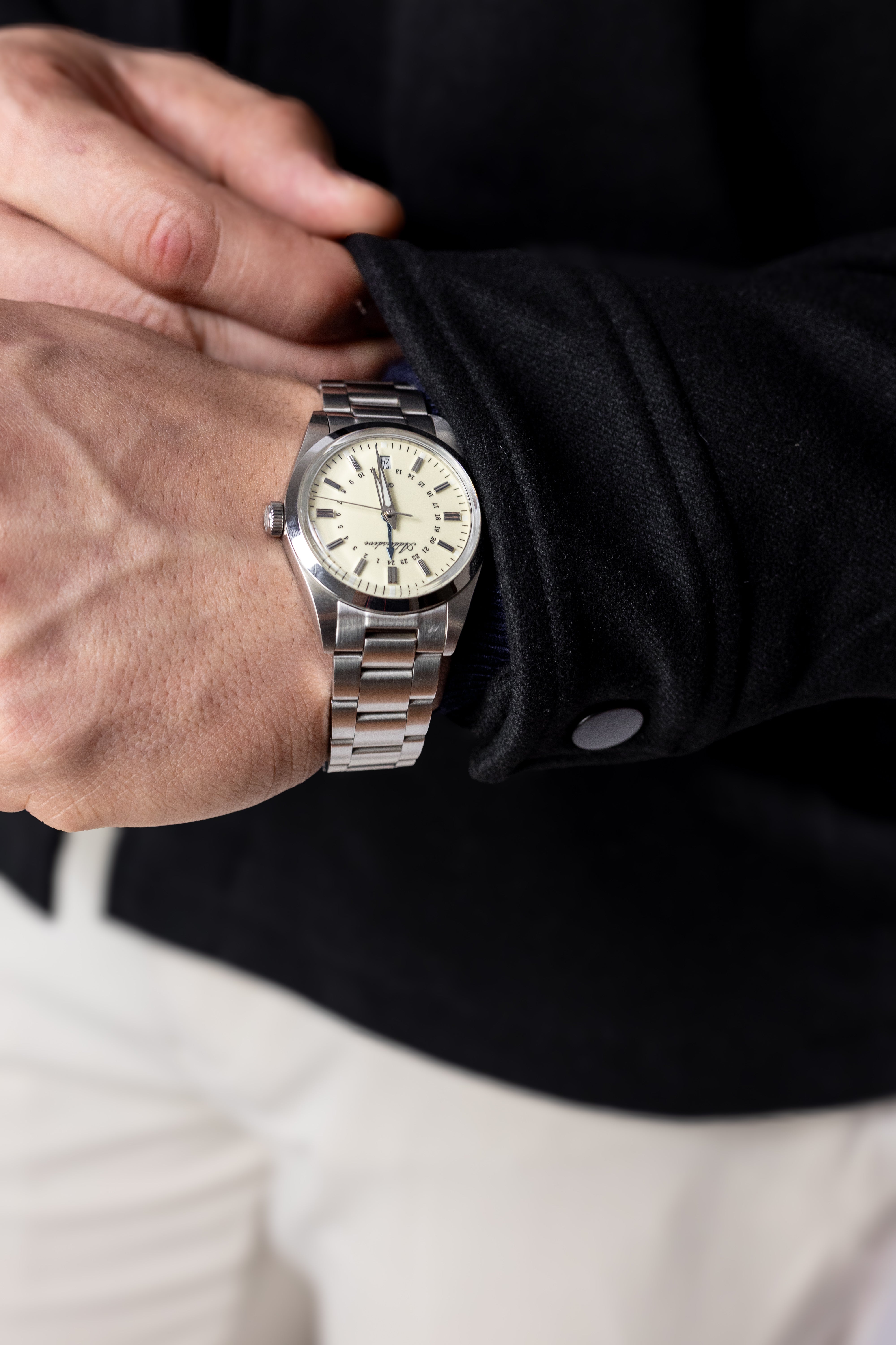 Jaqueta masculina Preta Shaket
