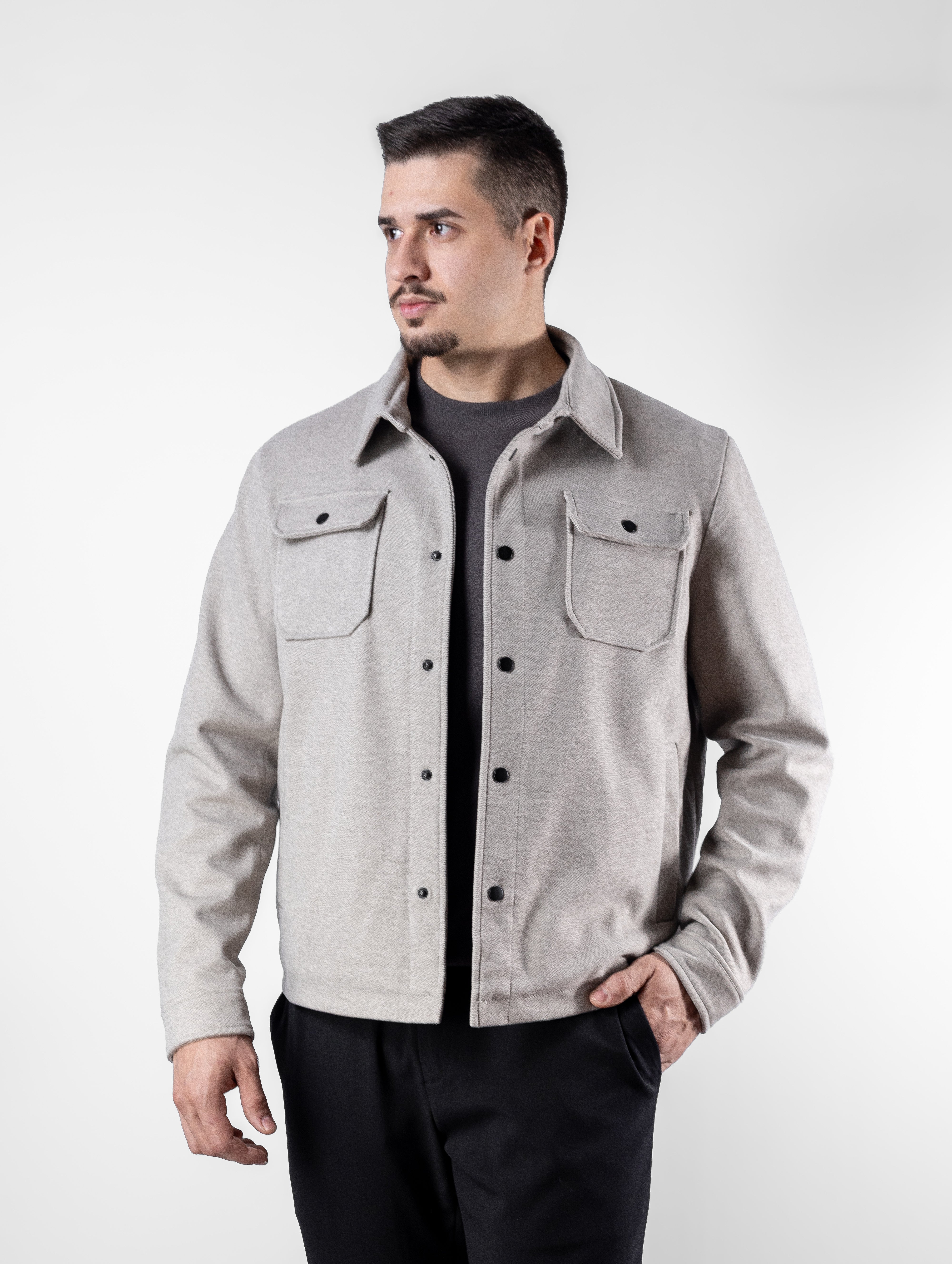 Jaqueta masculina Cinza Shaket