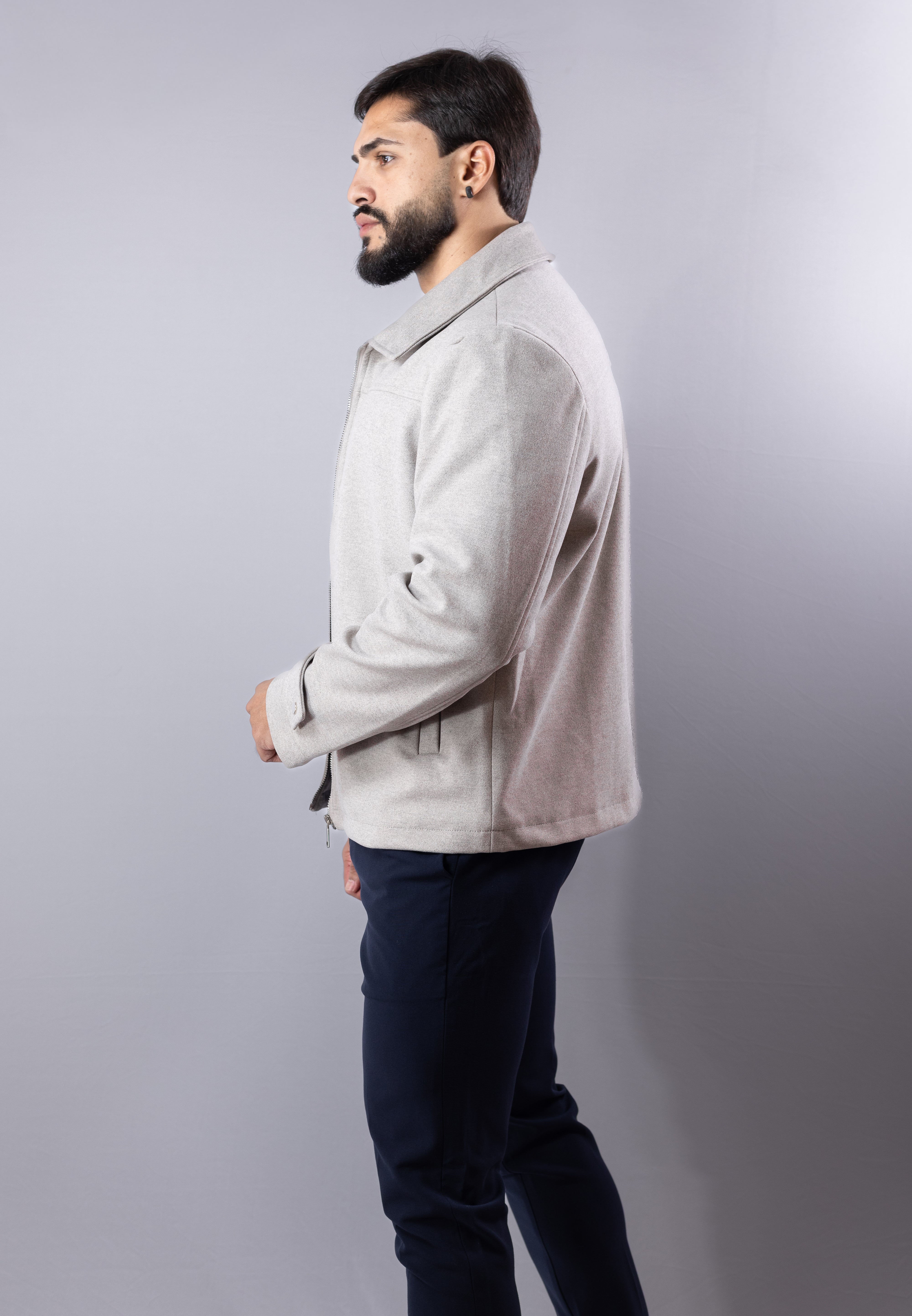 Jaqueta masculina Cinza Concept