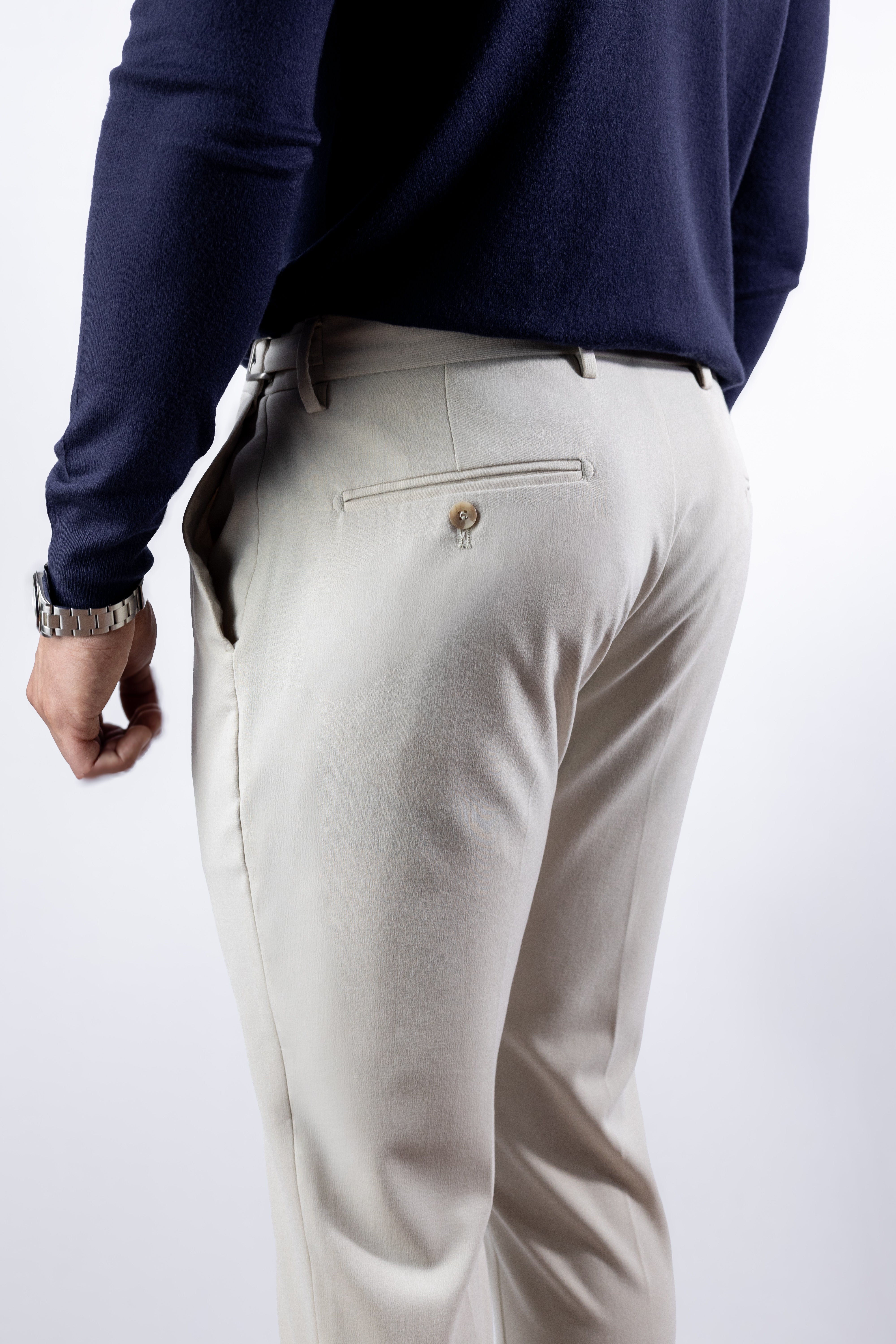 Calça de Alfaiataria TECH Bege