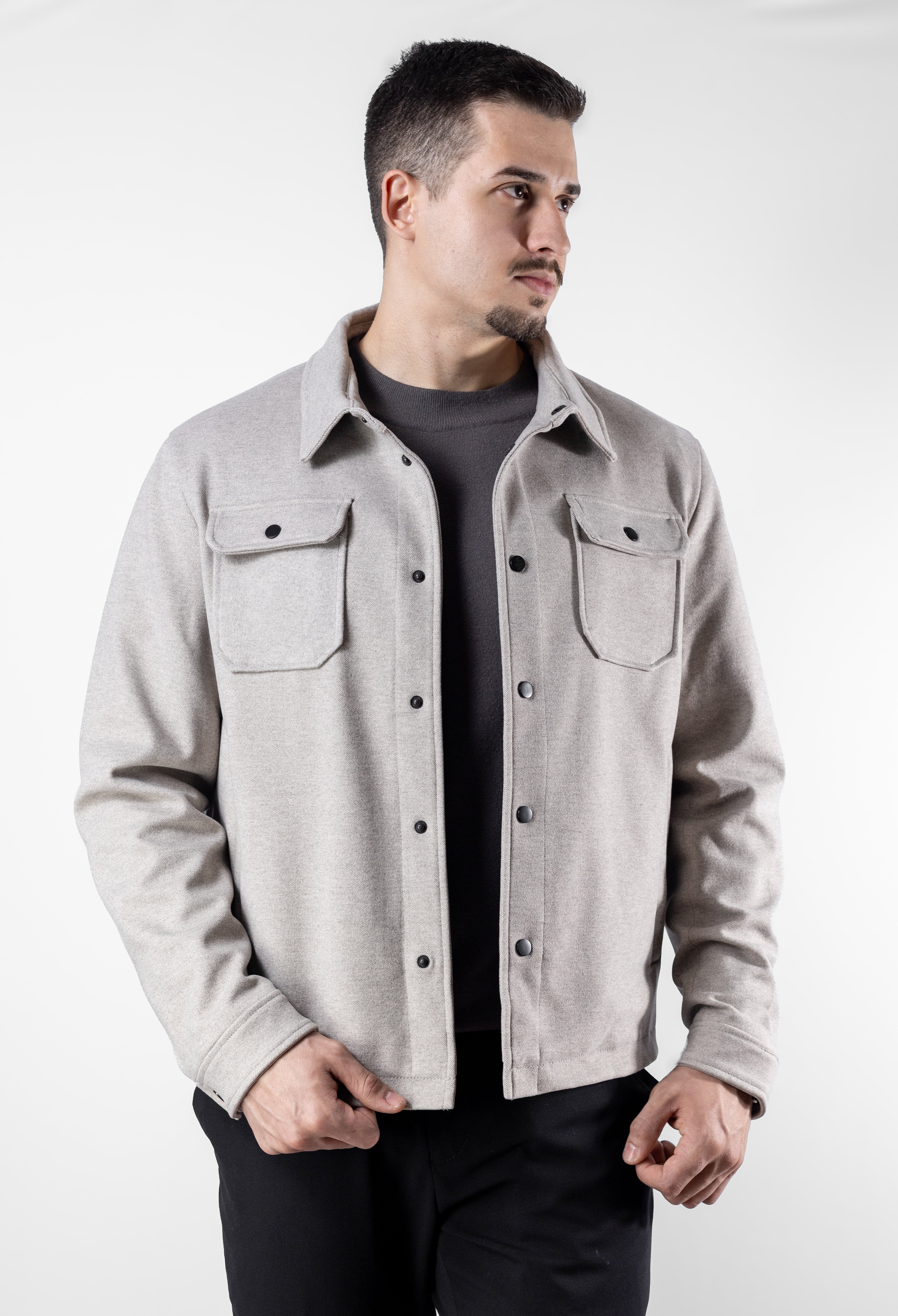 Jaqueta masculina Cinza Shaket