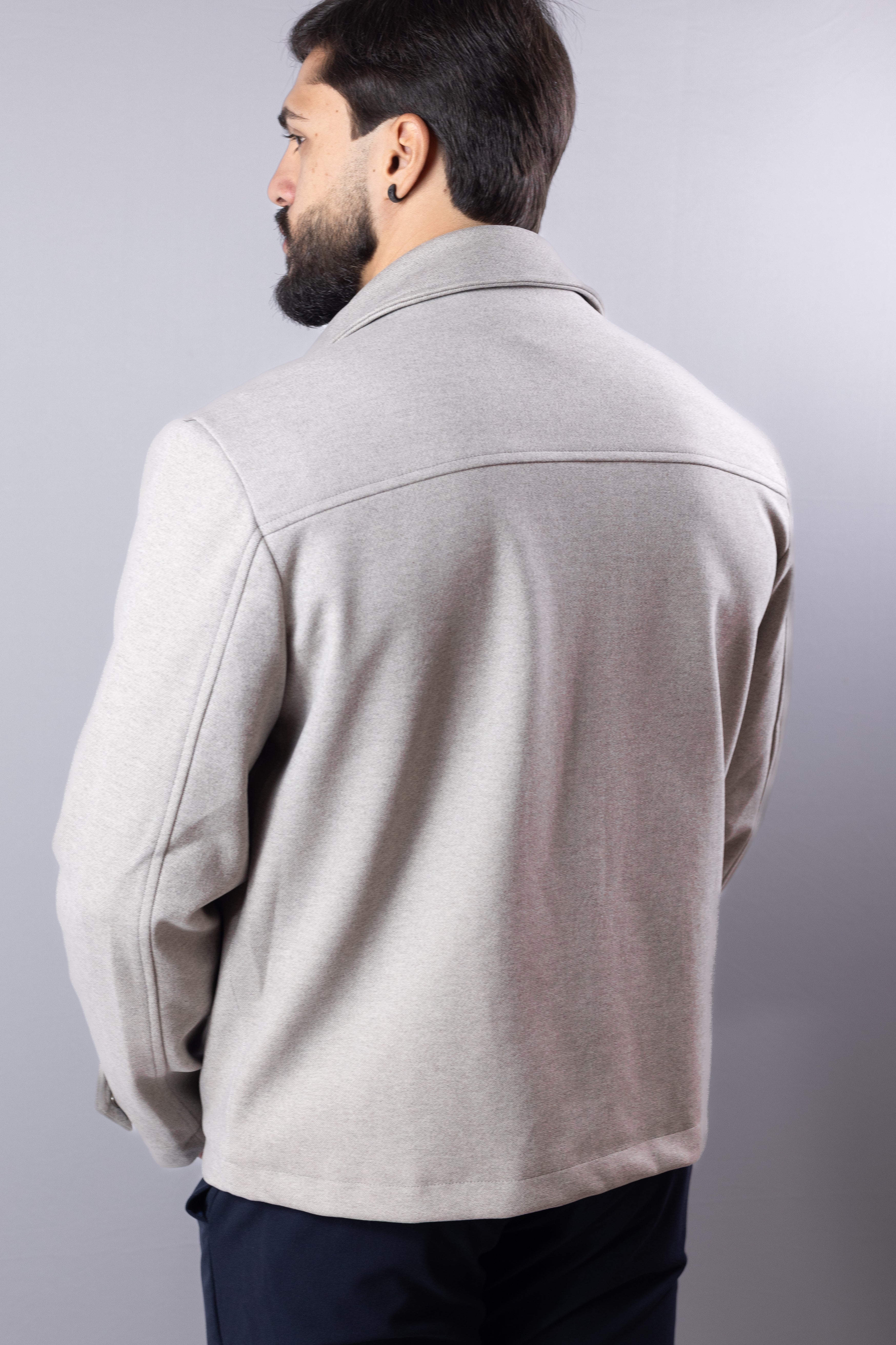 Jaqueta masculina Cinza Concept