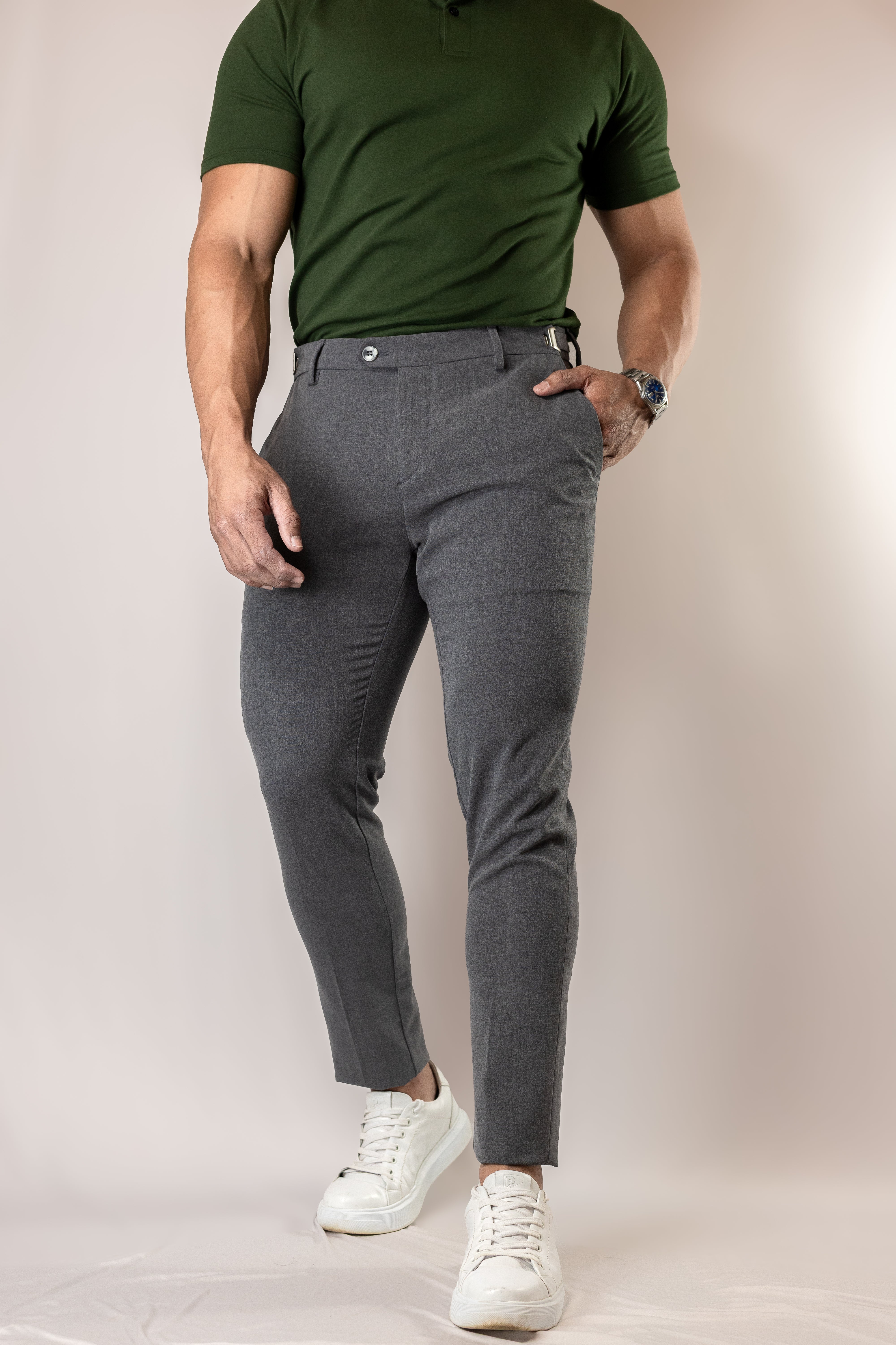 Calça de Alfaiataria TECH cinza