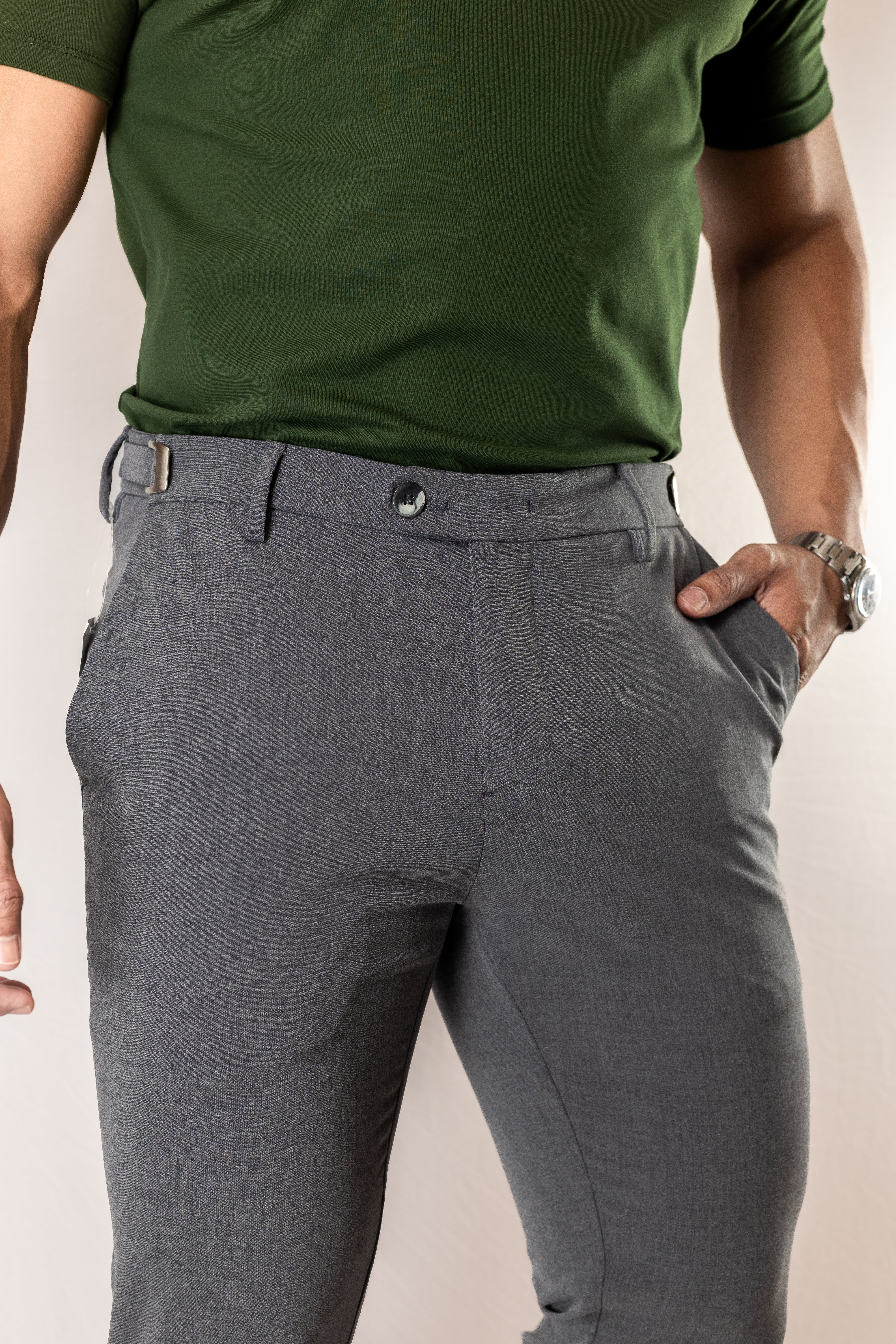 Calça de Alfaiataria TECH cinza