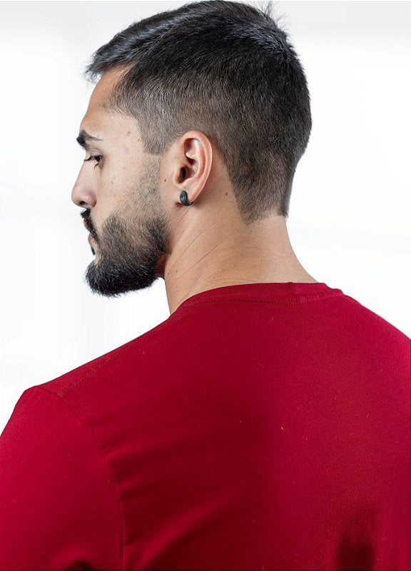 Camiseta básica Vermelha - Algodão Egípcio